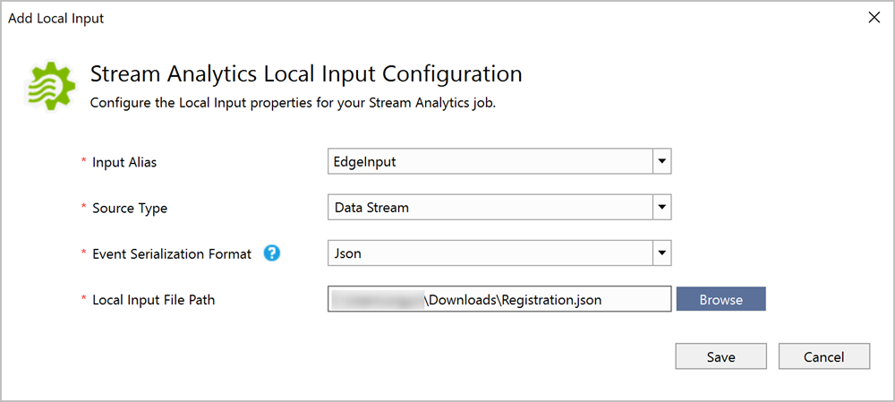 Configuratie van lokale invoer in Visual Studio