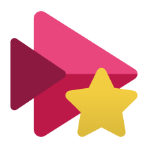 Stream-pictogram met star indicator