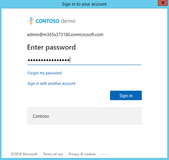 Windows-formulier om u aan te melden bij een Microsoft Entra-account.