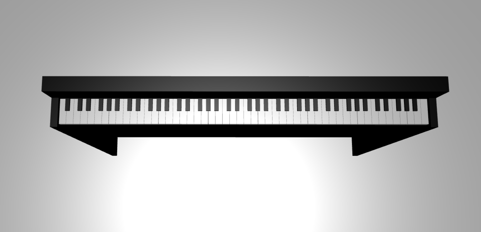 Stand-up piano mesh