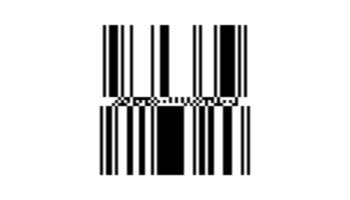 Sample Barcode - Databar Stacked