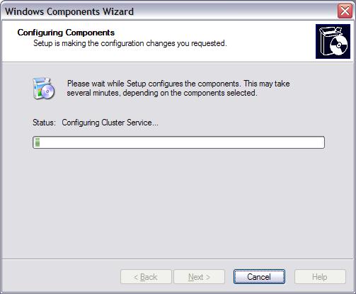 Zrzut ekranu przedstawiający ekran serwera aplikacji kreatora składników systemu Windows. ASP.NET jest wyróżniona.