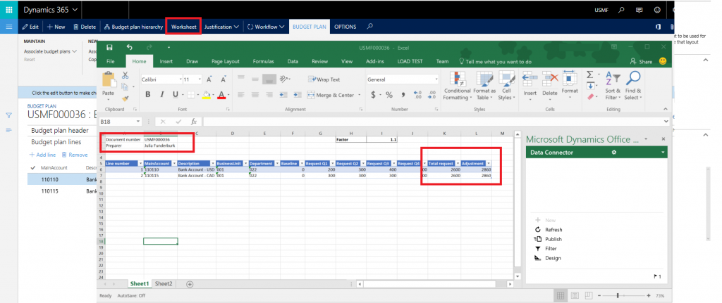 Wyświetlanie i edytowanie dokumentu w programie Excel.