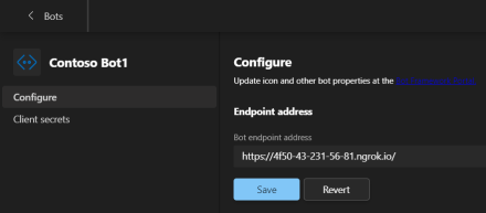 Screenshot of image showing how to add bot endpoint.