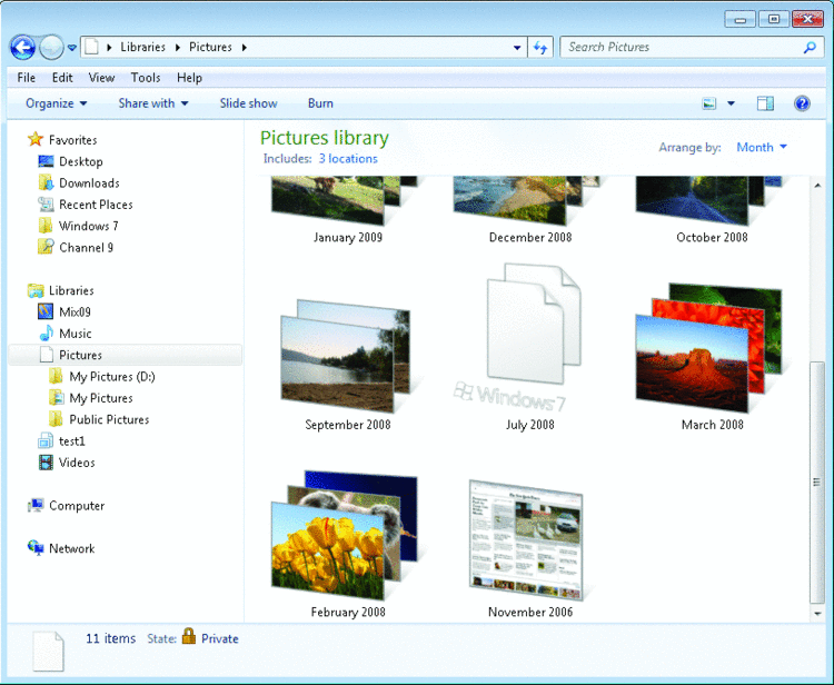 Integracja kilku folderów w pojedynczy widok biblioteki