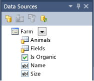 Data sources window