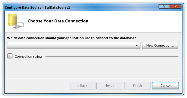 Choose data connection
