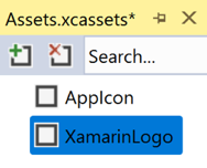 Captura de tela do conjunto de imagens renomeado no Visual Studio