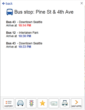 image: Bus Arrival Times for a Particular Bus Stop