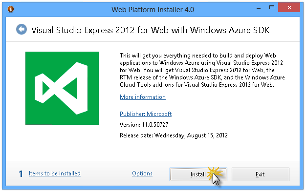Instalar Visual Studio Express