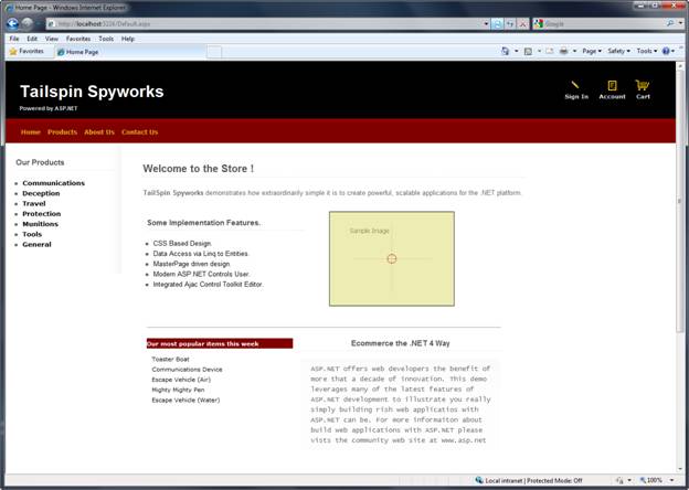 Captura de tela que mostra um repositório online simples.