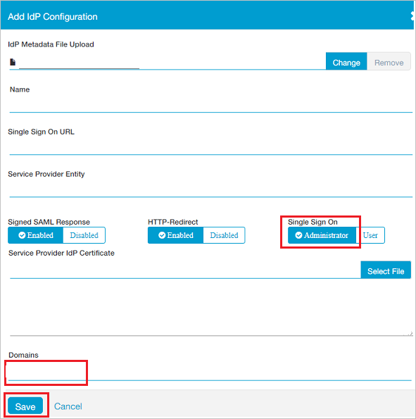 Zscaler Private Access Administrator idpconfig