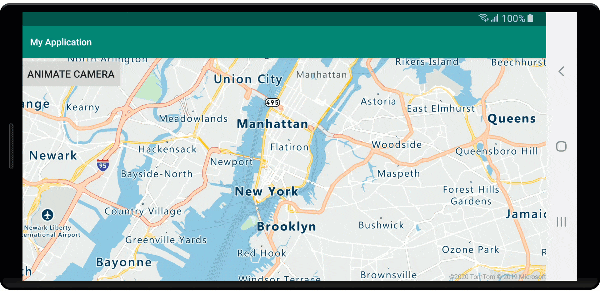 Mapear animação da câmera de Nova York para Seattle