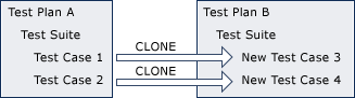 Imagem conceitual, plano de teste de clone.