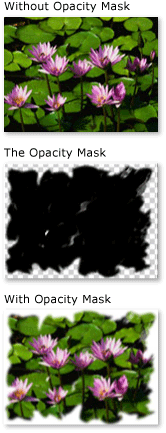 An object with an ImageBrush opacity mask