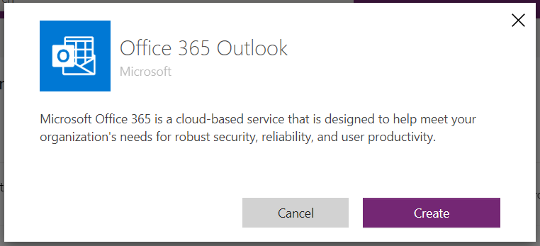 Captura de tela da caixa de mensagem solicitando a inserção de credenciais do Outlook.