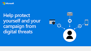 Imagem para proteger sua ajuda para proteger o gráfico de informações da campanha.