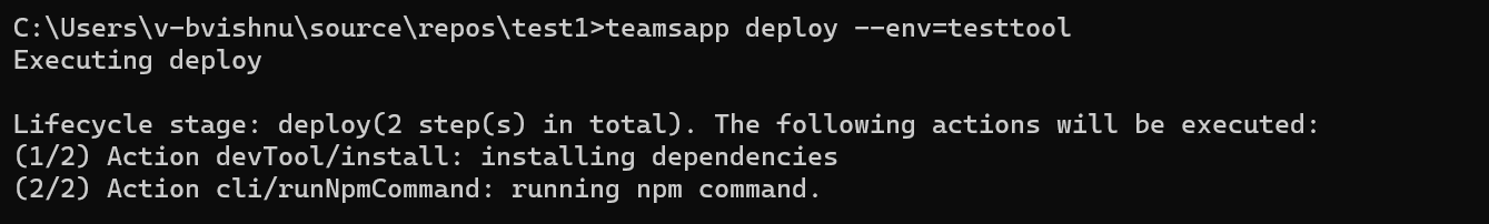 A captura de tela mostra o processo de instalação das dependências necessárias e dos pacotes npm.