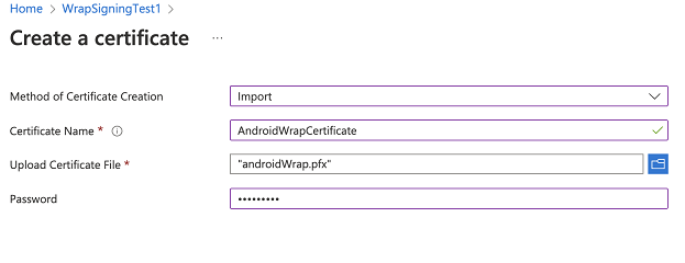 Criar um certificado para Android.