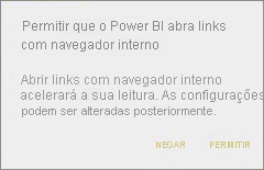 Screenshot of a dialog, showing to allow Power B I to open links with internal browser.