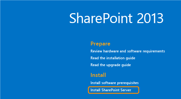 Instalar o SharePoint Server