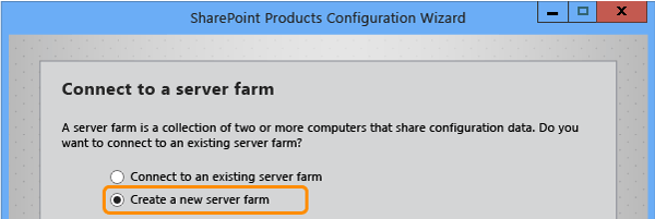 Criar um novo farm de servidores