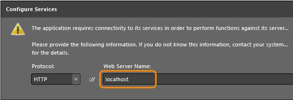 Connect the client to RM Server