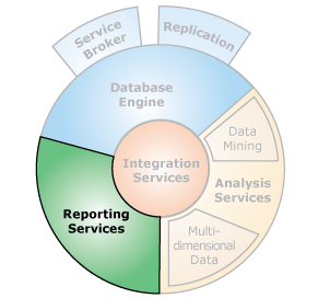 Interfaces de componentes com o Reporting Services