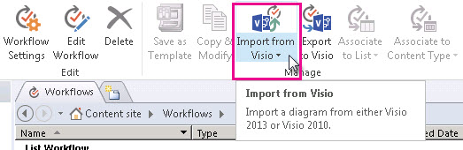 Import workflow