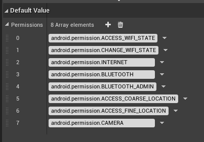 Definir as permissões do Android