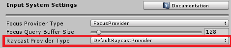 Selecting the Raycast provider 2