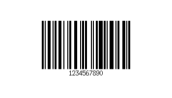 Exemplo de código de barras - código 128
