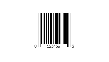 Exemplo de código de barras - UPC E