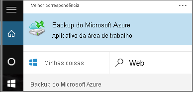 Snap-in do Microsoft Azure Backup