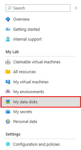Captura de ecrã a mostrar a eliminação da declaração de discos de dados.