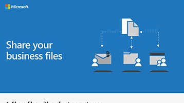 An illustration of sharing files with different users.