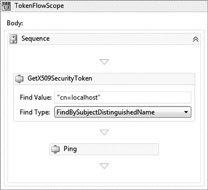 image: TokenFlowScope with a Custom GetToken Activity