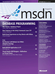 Журнал MSDN Magazine Сентябрь 2011