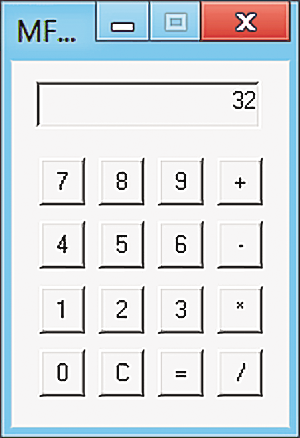 Microsoft MFC Calculator