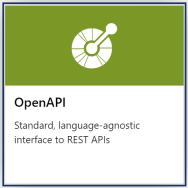 Снимок экрана: создание API из спецификации OpenAPI на портале.