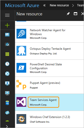 Installing the Azure Pipelines Agent extension