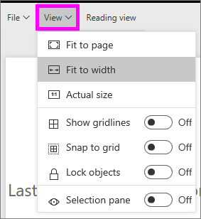 Screenshot showing service page view settings.