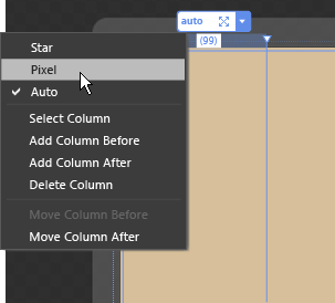 Blend — редактор значений сетки — пиксель