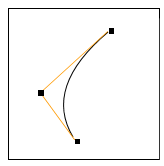 Контрольная точка кривой второго порядка.