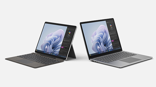 Surface Pro 10 и Surface Laptop 6.
