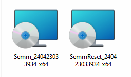 Снимок экрана: файлы пакета конфигурации UEFI.