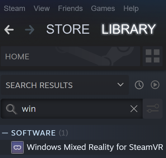 Поиск подключаемого модуля Windows Mixed Reality
