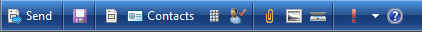 screen shot of toolbar with well organized icons 