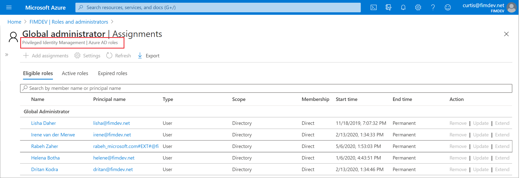 Azure AD roles managed in PIM for users who already use PIM and have a Premium P2 license
