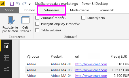 Screenshot showing Desktop page view settings.